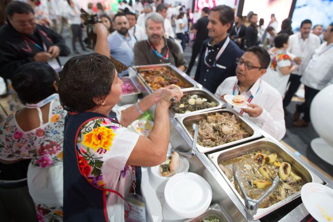 Comida yucateca causa sensación en Tianguis Turístico 2018