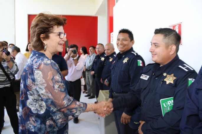 Reconocen profesionalismo y capacitación de la Policía Municipal de Mérida