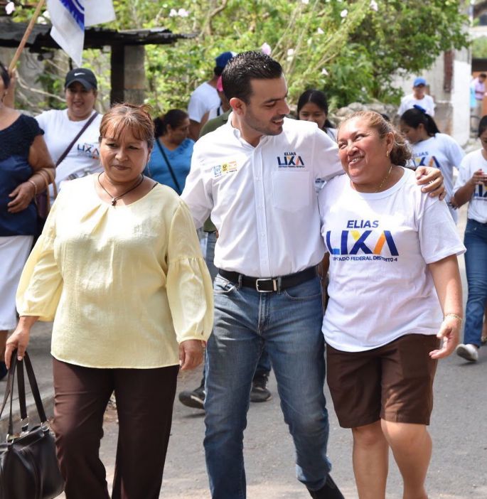 Vecinos de las comisarías de Mérida se suman a Elías Lixa