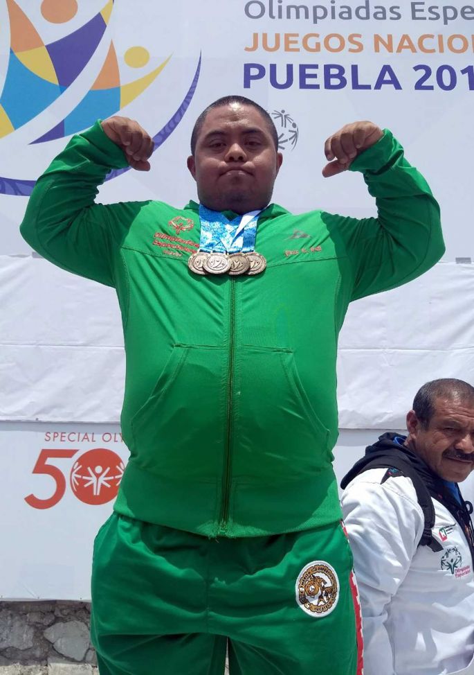 Excelente participación de la Delegación Yucateca en las Olimpiadas Especiales en Puebla