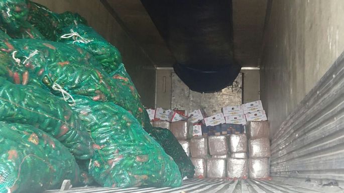 Transportaba mas de 3 toneladas de mota y lo detienen 