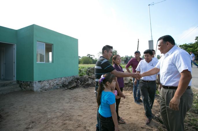 Acciones de vivienda en todo Yucatán
