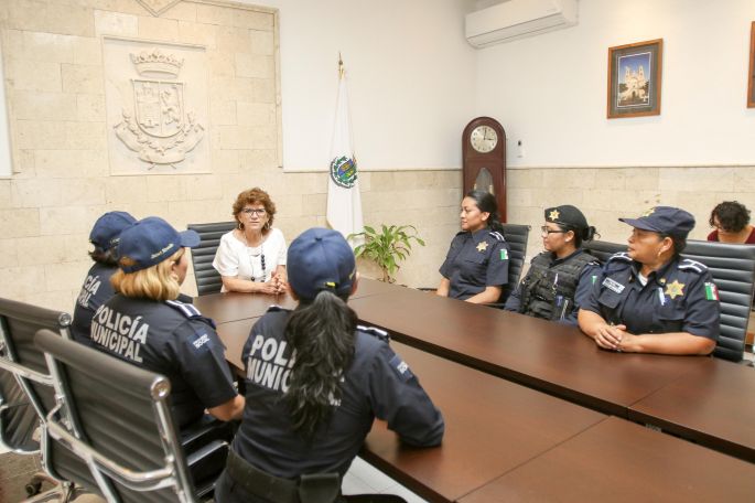 La Policía Municipal mejora las condiciones de seguridad en el Centro Histórico de Mérida