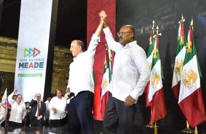 José Antonio Meade Kuribreña celebra triunfo del tercer debate presidencial en Yucatán