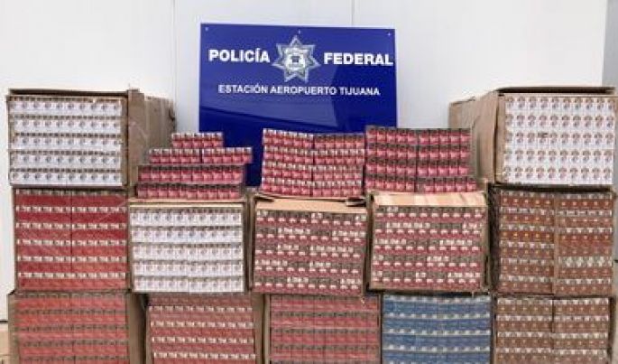 Decomisan aproximadamente 462 mil cigarros ilegales en Baja California