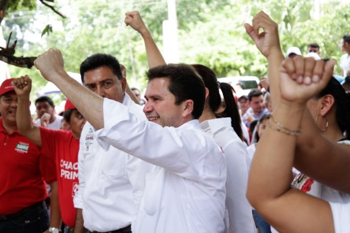 Sahuí pide votar por el futuro de Yucatán