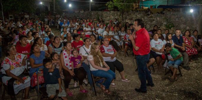 El próximo domingo, salgamos con alegría a votar por los candidatos del PRI: Carlos Sobrino Argáez