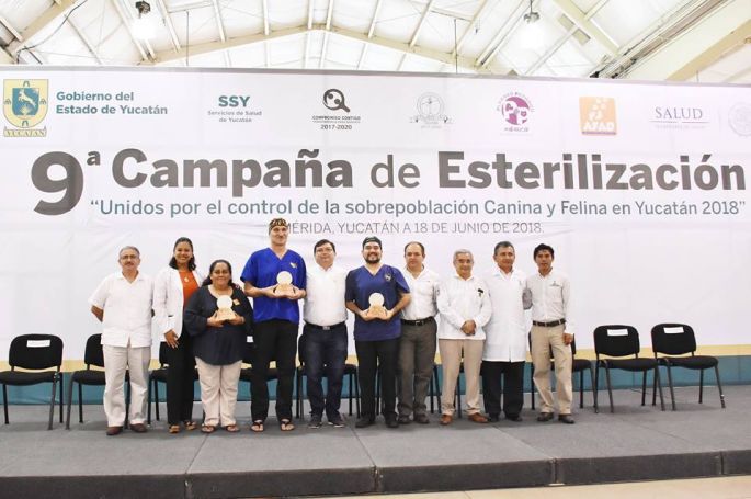 Inicia novena campaña de esterilización canina y felina 2018 en Mérida
