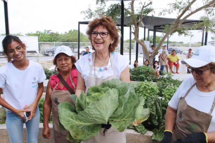 Los huertos urbanos del Ayuntamiento de Mérida rinden buenos frutos en la salud y la calidad de vida de los meridanos