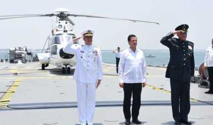 Enrique Peña Nieto encabeza conmemoración del “Día de la Marina Nacional” en el puerto de Tampico, Tamaulipas