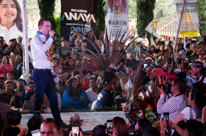 Los Pueblos Indígenas volverán a ser los primeros, afirma Ricardo Anaya en Iztapalapa 