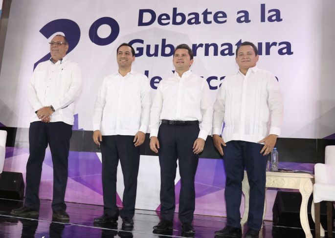 En un frío encuentro, no debate, Mauricio Sahuí Rivero hace el mejor cierre con sus propuestas y programas para Yucatán