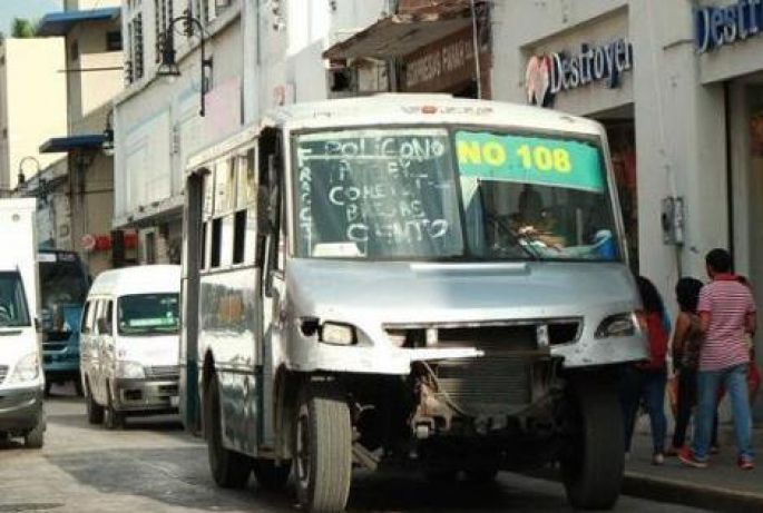 A pesar del pésimo servicio, transportistas insisten en el aumento de tarifas, quieren cobrar 13 y 6 pesos