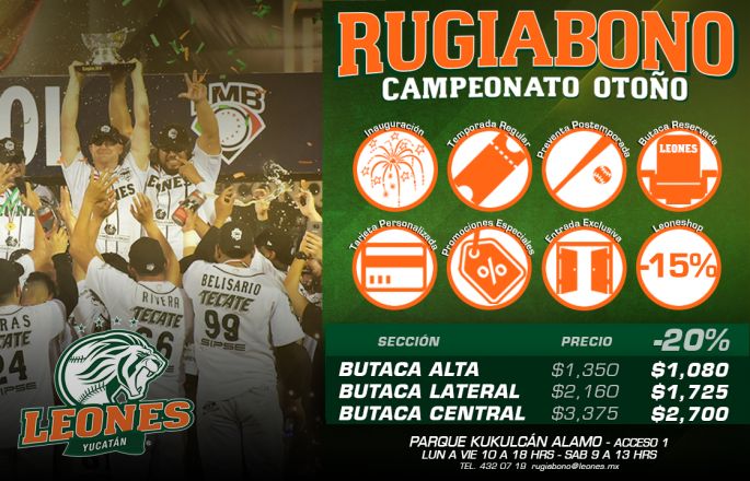Inició la venta del Rugiabono Otoño 2018