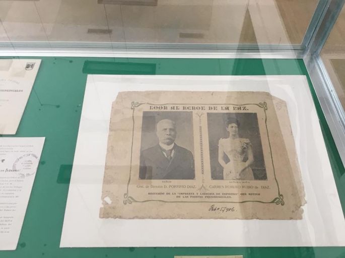 La Biblioteca Yucatanense abrió la exposición sobre la visita del expresidente Porfirio Díaz Mori