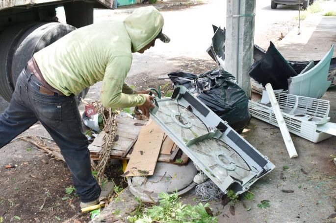 Finaliza segundo operativo de descacharrización masiva en Mérida