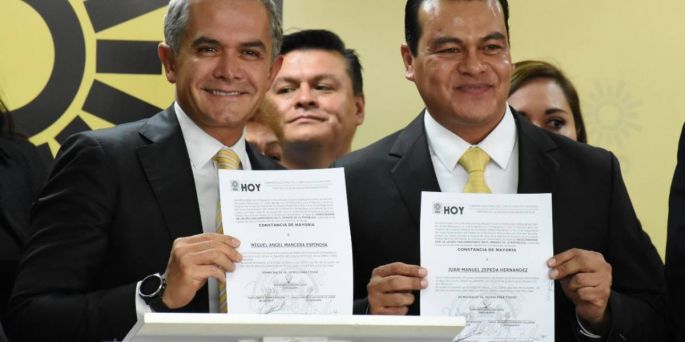Se confirma, Miguel Ángel Mancera será el coordinador de los Senadores del PRD; Juan Zepeda, vicecoordinador