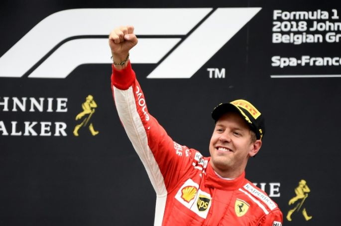 Vettel gana el Gran Premio de Bélgica por delante de Hamilton