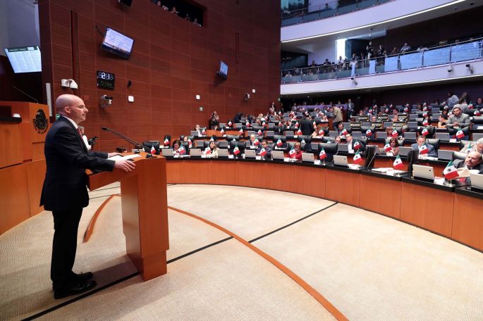 Senadores cuestionan a secretario de SHCP destino de recursos obtenidos por Reformas