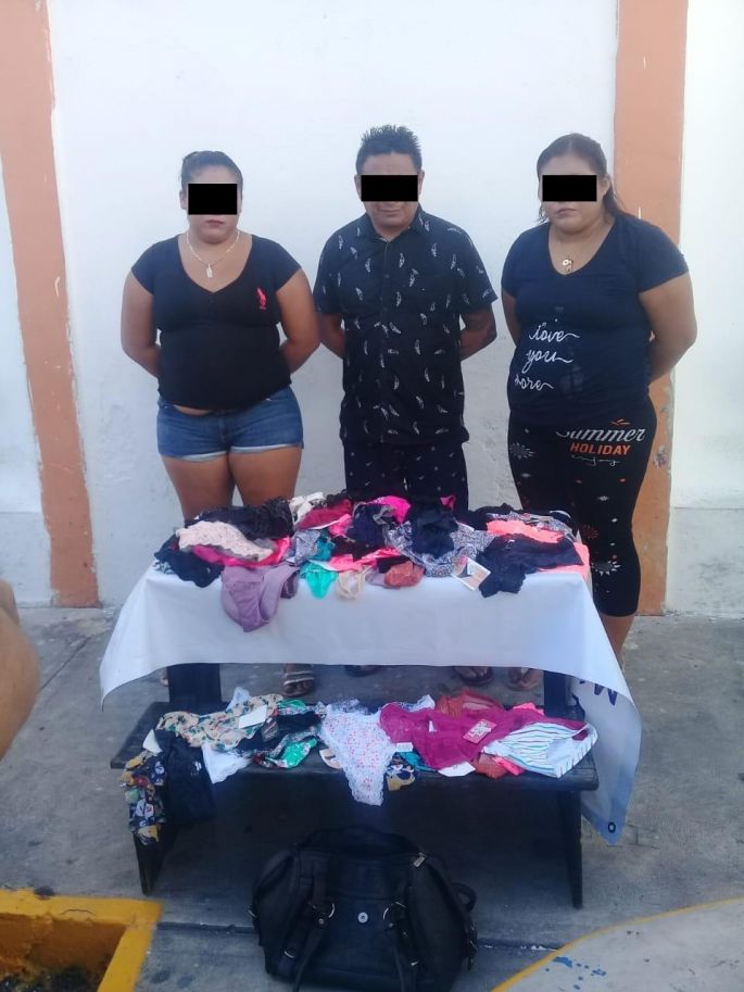 Pretendían estrenar calzones sin pagar