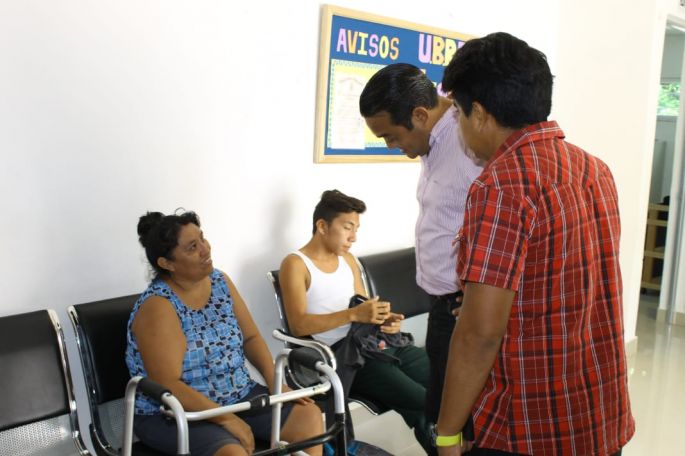 “Brindaremos mejores servicios en  la Unidad de Rehabilitación”, asegura Fermín Sosa