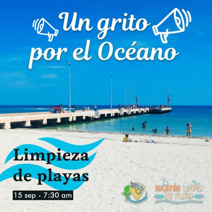 ONG dará el Grito limpiando playas yucatecas