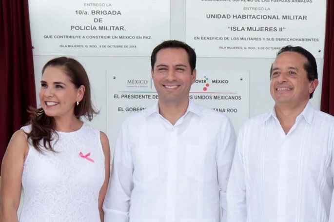 El Gobernador Mauricio Vila participa en la inauguración de “Ciudad Militar” en Cancún, Quintana Roo