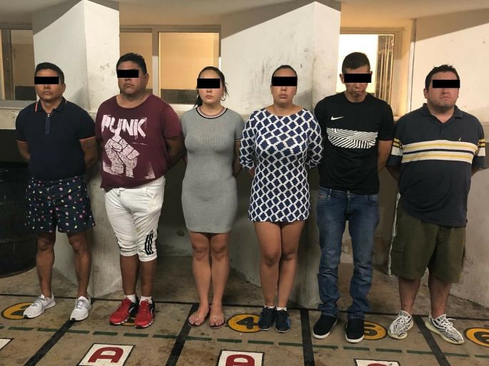 EN RÁPIDO OPERATIVO LA SSP DETIENE A SEIS PRESUNTOS LADRONES DE RESIDENCIAS Y ASEGURA DOS VEHÍCULOS