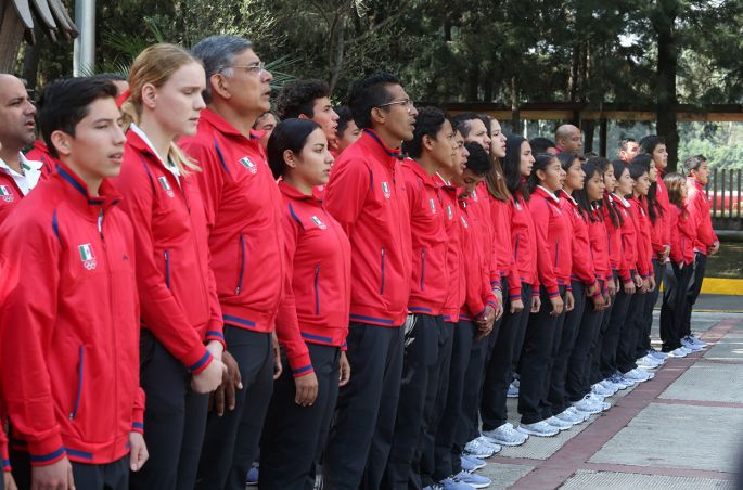 Abanderan a delegación de Juegos Olímpicos de la Juventud Buenos Aires 2018