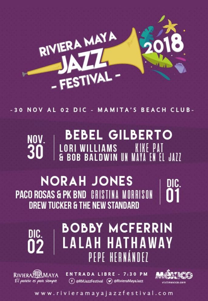 El Festival de Jazz de la Riviera Maya se presenta en su edición XVI