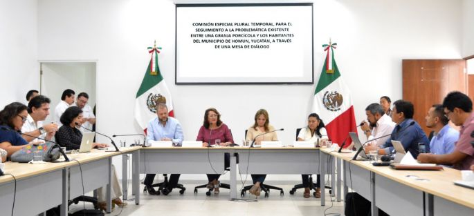 Propone el Congreso del Estado crear un comité de vigilancia de la granja porcícola de Homún