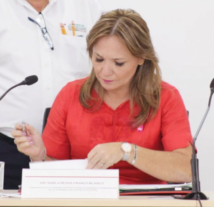 Pide Karla Franco en el Congreso diálogo y colaboración a favor de los yucatecos
