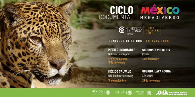 Inicia ciclo de cine documental  “MÉXICO MEGADIVERSO” en la Cineteca Nacional 