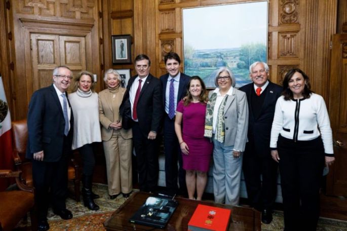 Visitan Canadá siete secretarios del gobierno electo de México