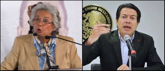 "No se por qué se están quejando los gobernadores del PAN", dice Olga Sánchez Cordero.- “Están acelerados y nerviosos", Mario Delgado.