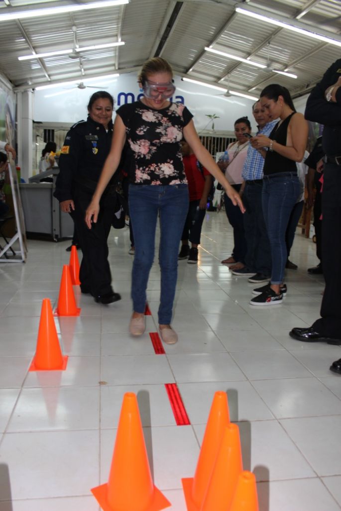 Gran aceptación en X’matkuil para la Policía Municipal de Mérida 