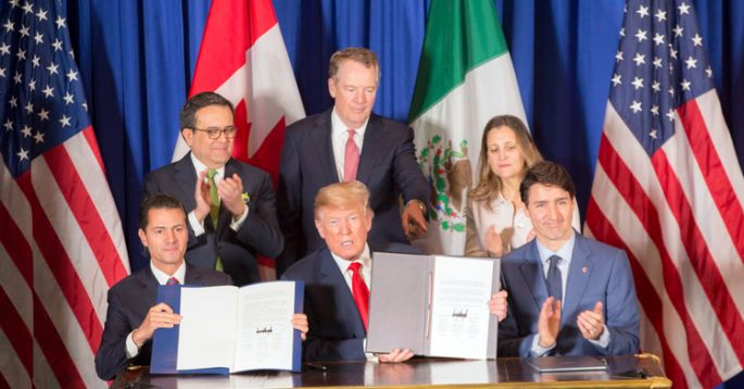 México, Estados Unidos y Canadá firman el T-MEC