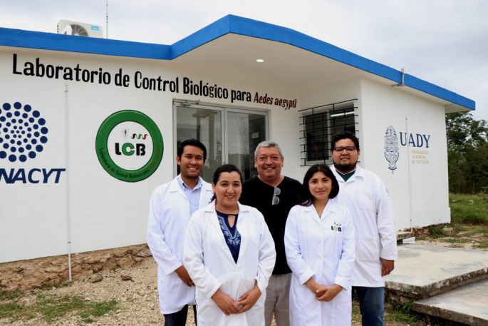 Primer Laboratorio para el Control Biológico del mosquito Aedes aegypti de la UADY