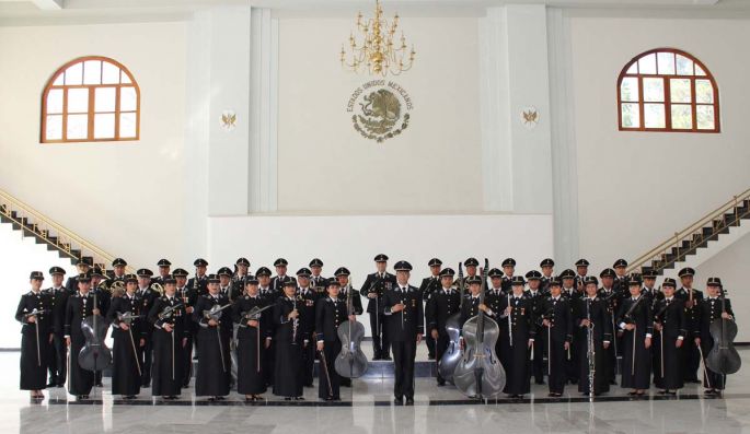 Orquesta y Coro de la Sedena en Gala de Ópera en el Peón Contreras   