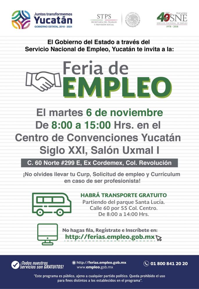Ofrecerán más de mil oportunidades de trabajo en Feria de Empleo 2018