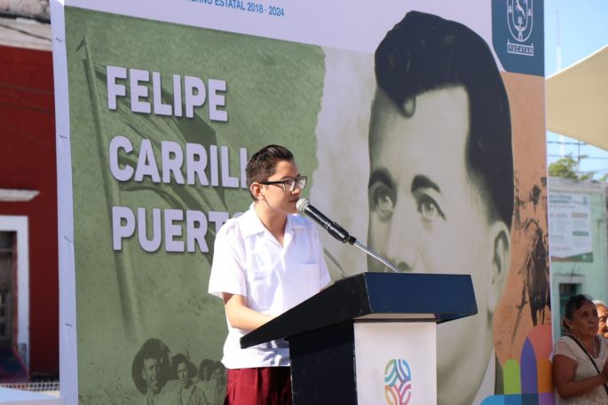 Conmemoran CXLIV años del natalicio del Apóstol Rojo de los Mayas