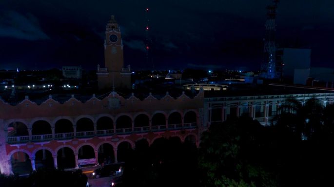 El Ayuntamiento de Mérida se sumó al apagón