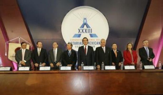 Inauguran el Trigésimo Tercer Congreso Nacional del Notariado Mexicano