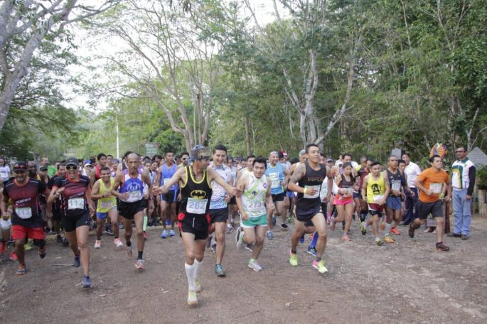 Un éxito la carrera anual Chacmultun-Tekax 