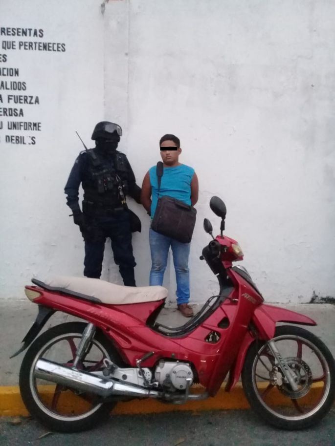Quería su aguinaldo robando una moto, ya duerme en la sombra 