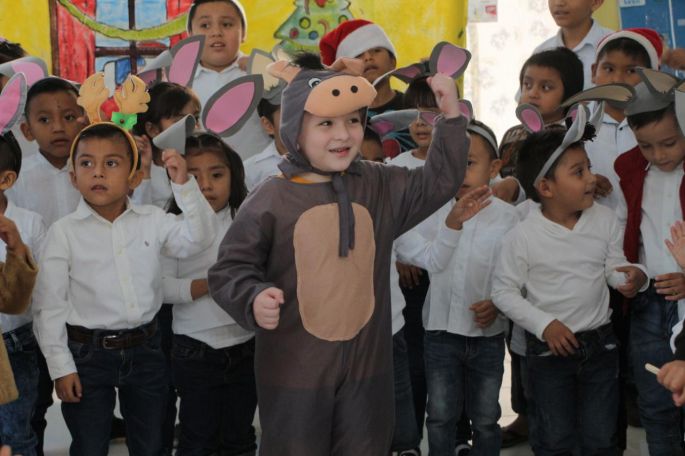 Navidad en el Centro Regional de atención a niños con autismo de Tekax
