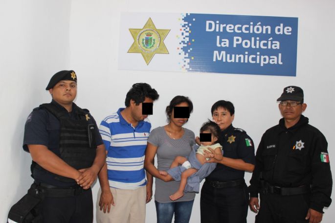 La Policía Municipal de Mérida evita la sustracción de un menor que se llevaban a Tabasco
