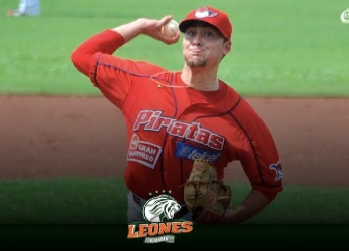 Nuevo refuerzo de los Leones de Yucatán, el abridor Aldo Montes