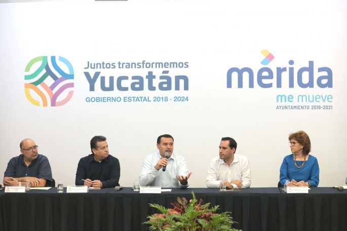 Gobierno del Estado y Ayuntamiento de Mérida establecen mesas de trabajo para conformar agenda de trabajo en común