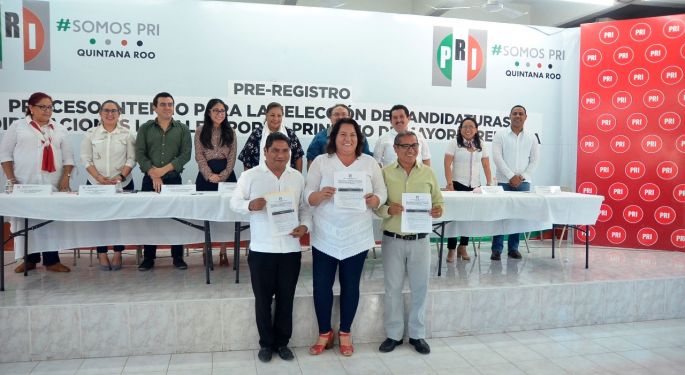 Concluye pre-registro de aspirantes a diputaciones locales de mayoría por el PRI en Quintana Roo